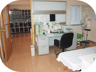 高山診療所の診療室